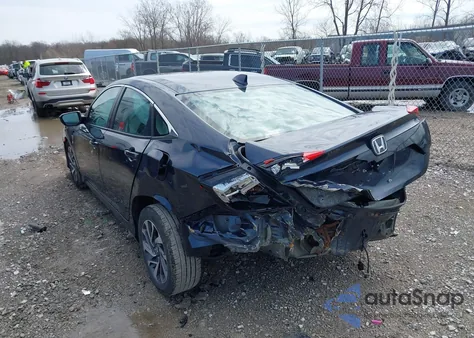 2017 Honda Civic Ex from USA, damaged, VIN 19XFC2F86HE220790